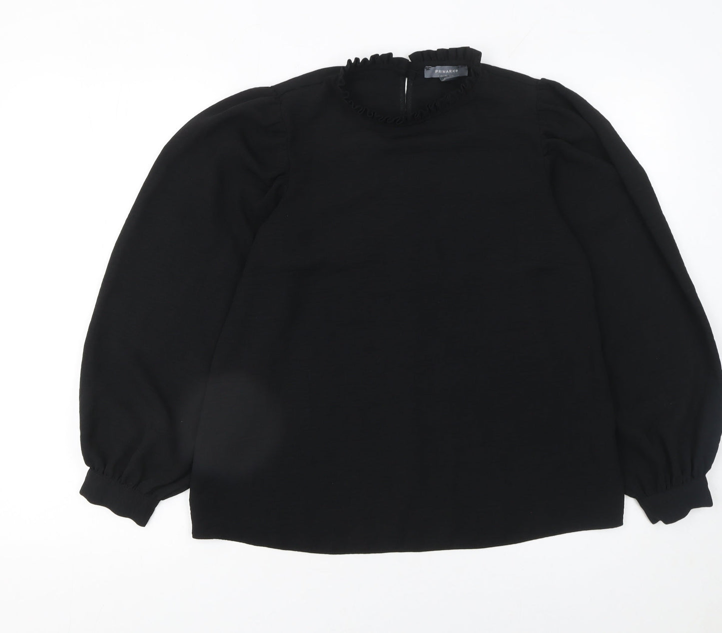 Womens UK Size 8 Primark Black Basic Blouse