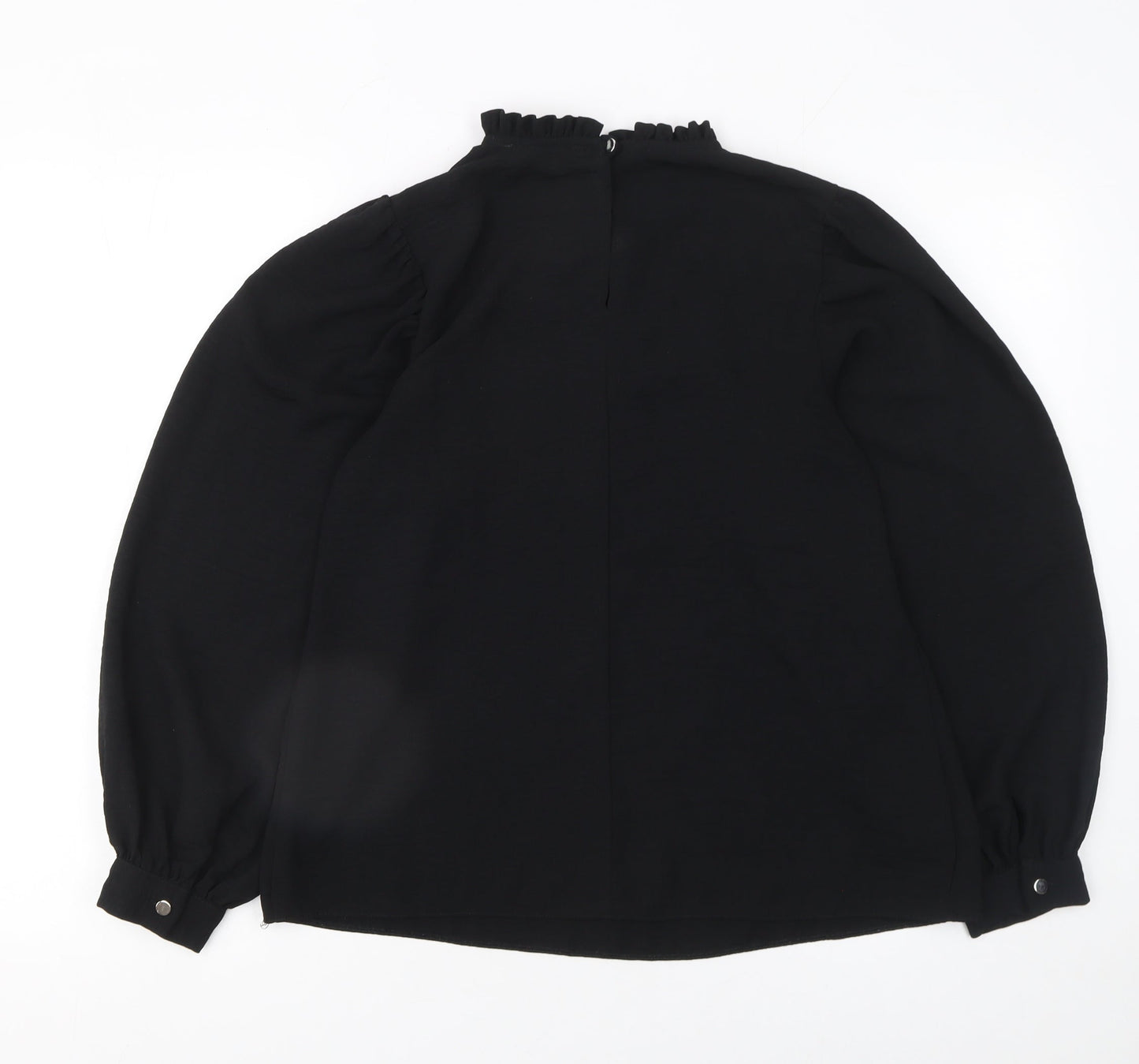 Womens UK Size 8 Primark Black Basic Blouse