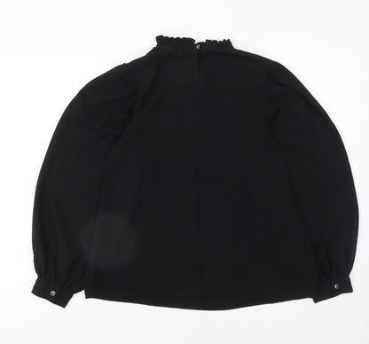 Womens UK Size 8 Primark Black Basic Blouse