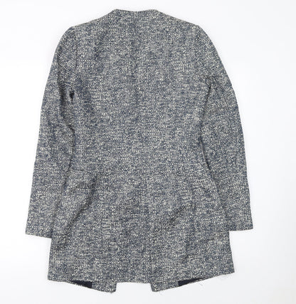 Womens UK Size XS Zara Basic Regular Grey Blazer