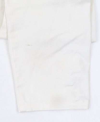 Womens UK Size S FREE/QUENT Slim Fit Jegging White Trousers