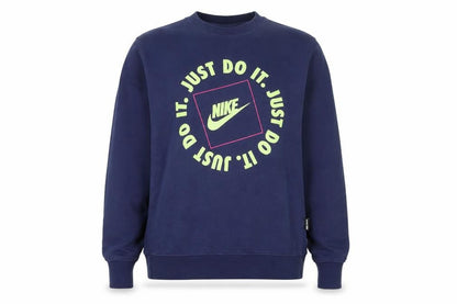 Womens UK Size S Nike Blue Pullover Sweatshirt