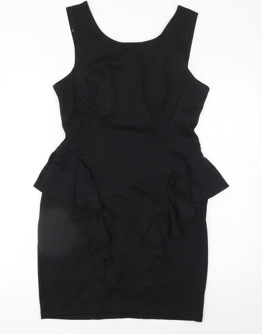 Womens UK Size 14 Lipsy Peplum Dress