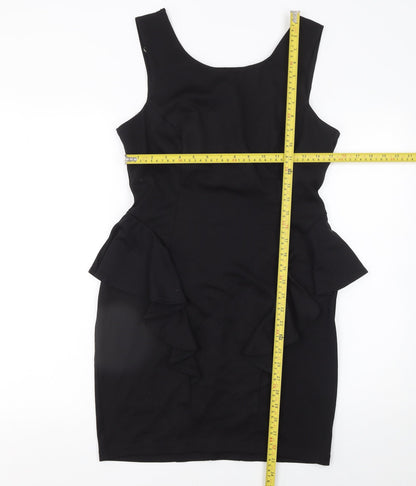 Womens UK Size 14 Lipsy Peplum Dress