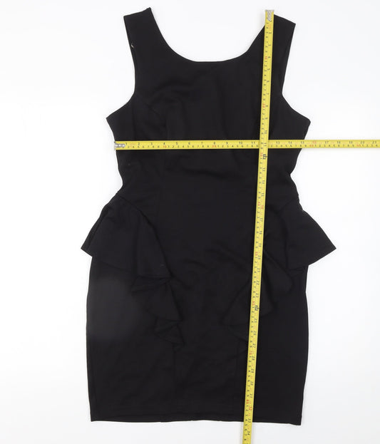 Womens UK Size 14 Lipsy Peplum Dress