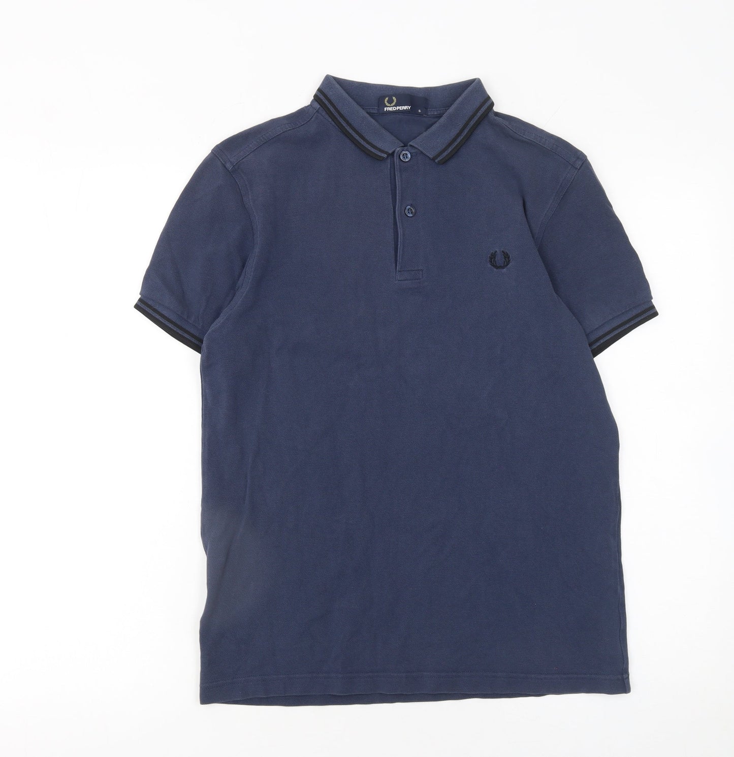Mens UK Size S Fred Perry 100% Cotton Polo Shirt