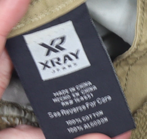 Xray Jeans Men's Beige Cargo Shorts Size 36 Cotton Belted Pockets