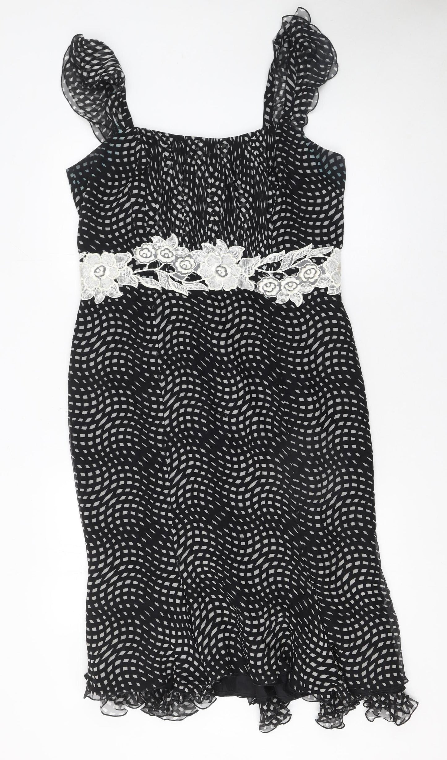 Womens UK Size 16 Maria Coca Fit & Flare Dress