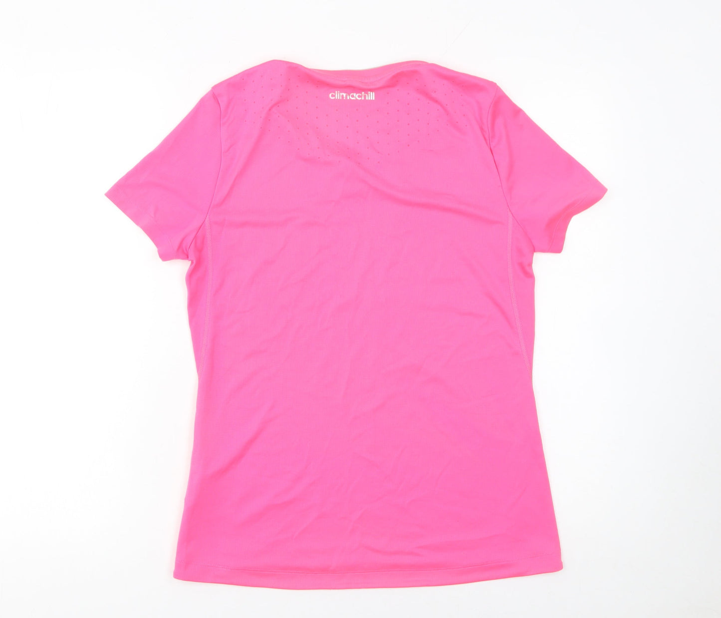 Womens UK Size 12 adidas Pink Running & JoggingGym & TrainingCrossFitYoga T-Shir