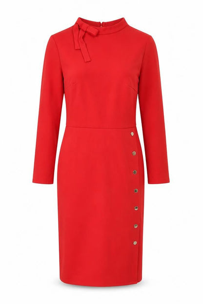 Womens UK Size 12 Smashed Lemon Sheath Dress
