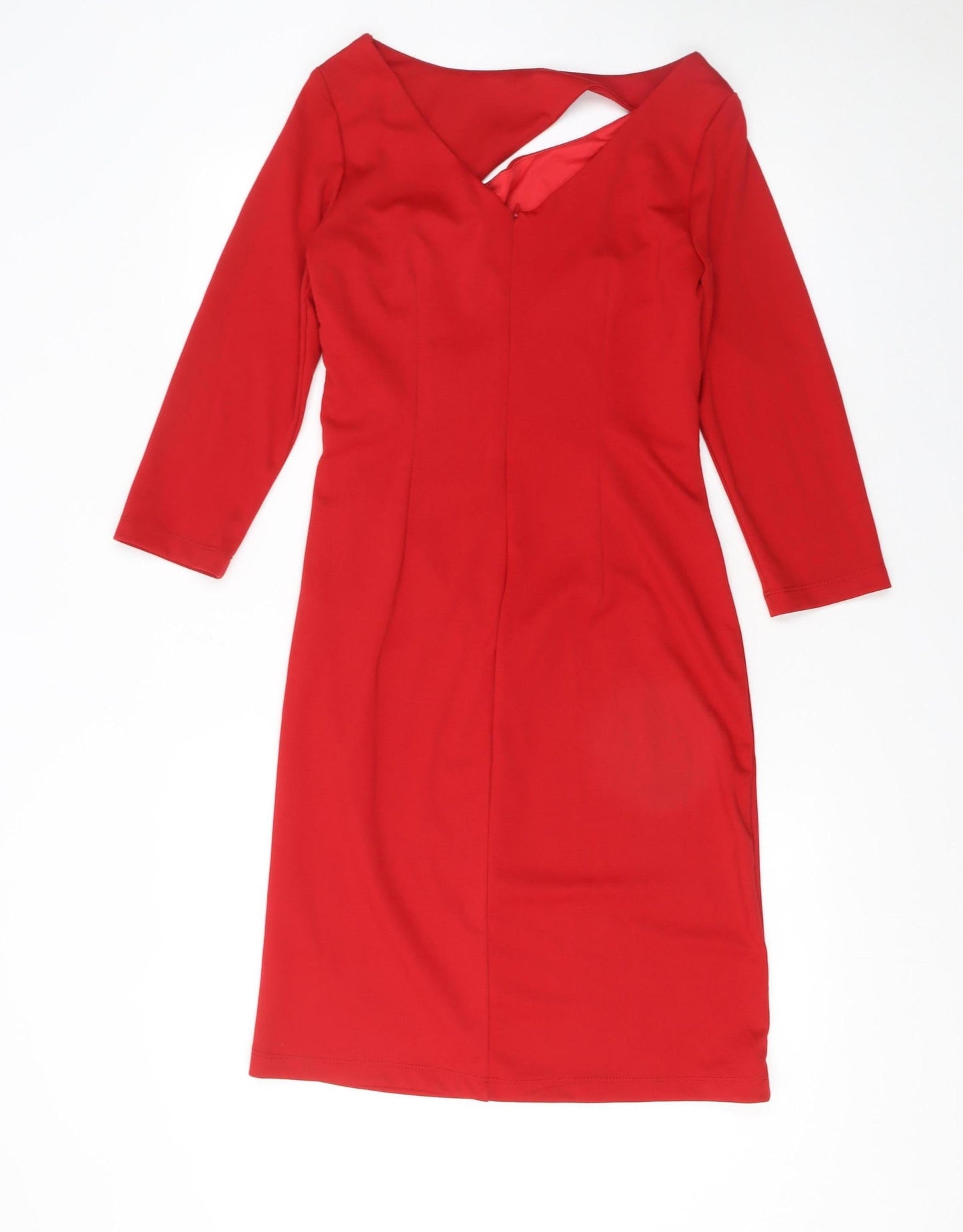 Womens UK Size 10 WithSleeves Bodycon Dress