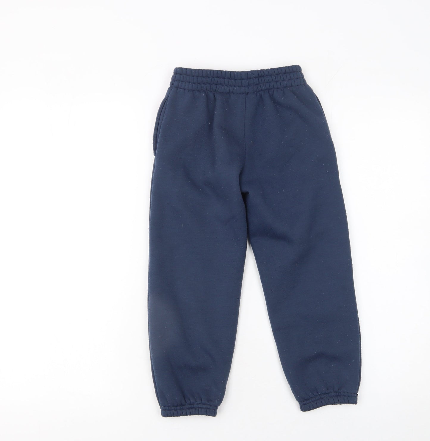 Boys UK Size 5-6 Years Converse Regular Fit Jogger Blue Trousers