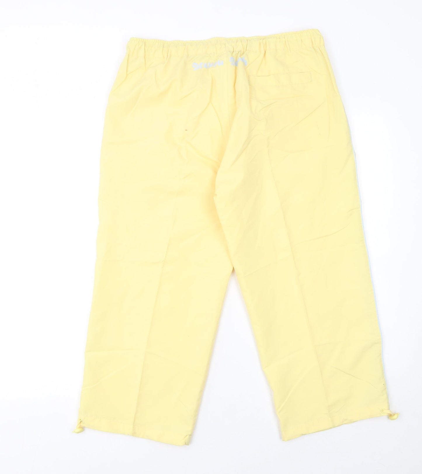 Womens UK Size M Mystify Relaxed Fit Jogger Yellow Trousers