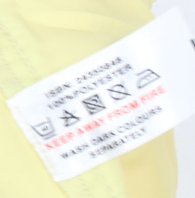 Womens UK Size M Mystify Relaxed Fit Jogger Yellow Trousers