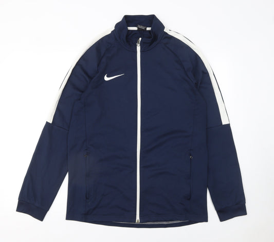 Mens UK Size L Nike Blue Running & Jogging Football Gym & Training Jacket