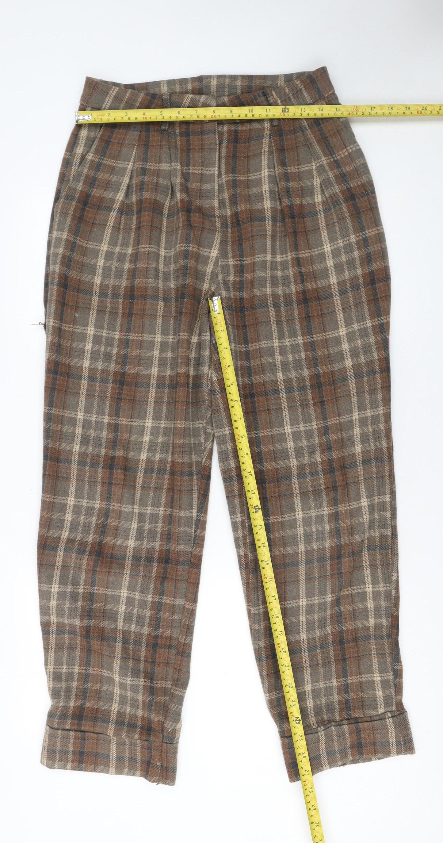 Womens UK Size 10 Anewsta Regular Fit Chino Brown Trousers
