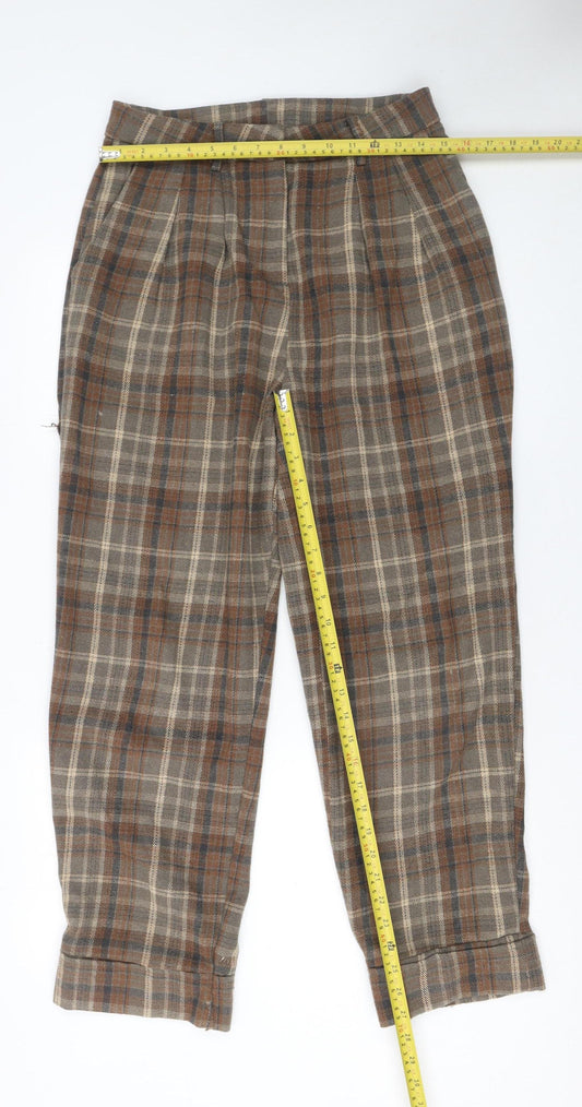 Womens UK Size 10 Anewsta Regular Fit Chino Brown Trousers