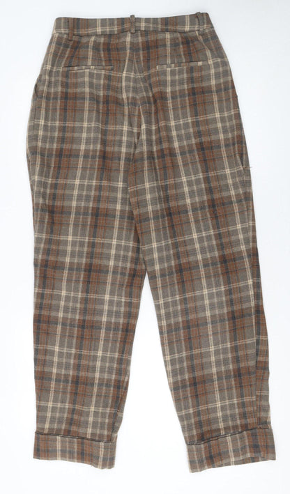 Womens UK Size 10 Anewsta Regular Fit Chino Brown Trousers
