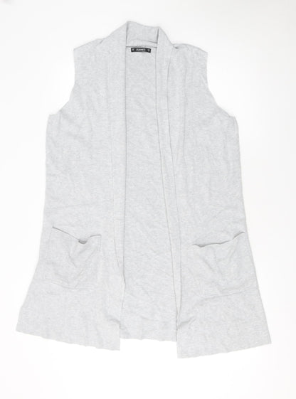 Womens UK Size 14 Dunnes Stores Grey Cardigan Jumper