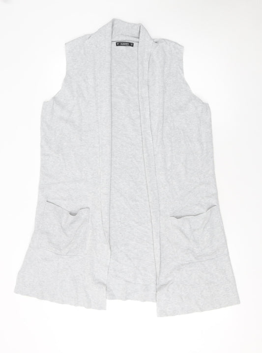 Womens UK Size 14 Dunnes Stores Grey Cardigan Jumper