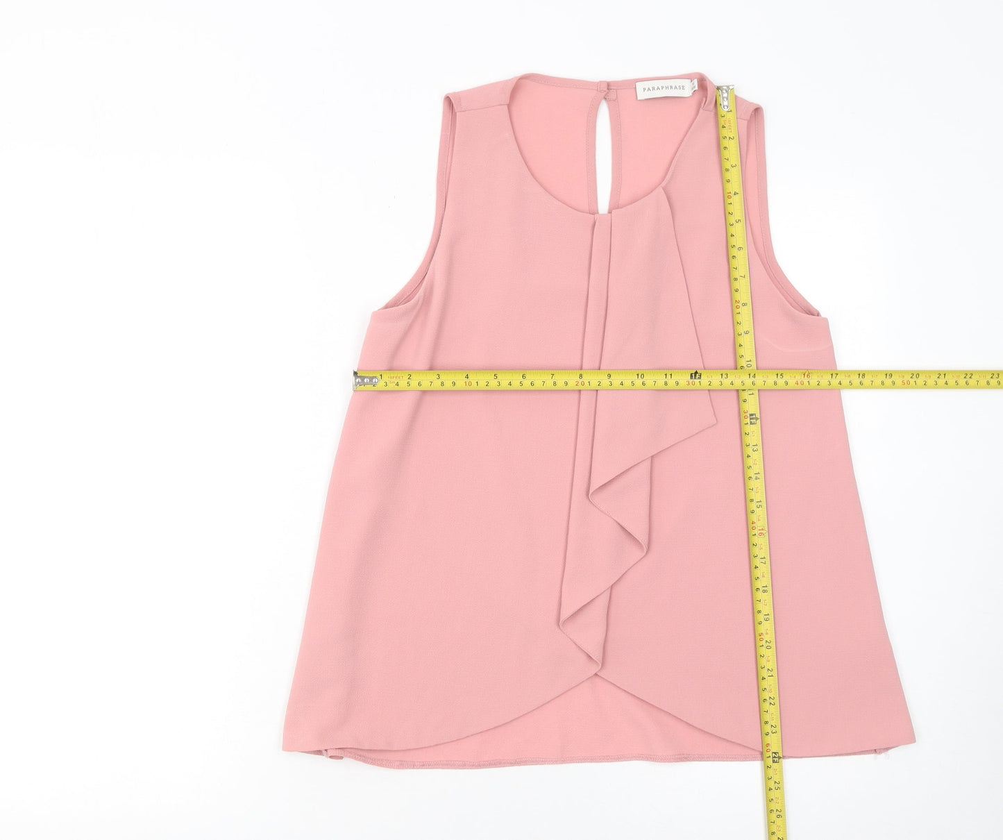Womens UK Size XS Paraphrase Pink Camisole Blouse