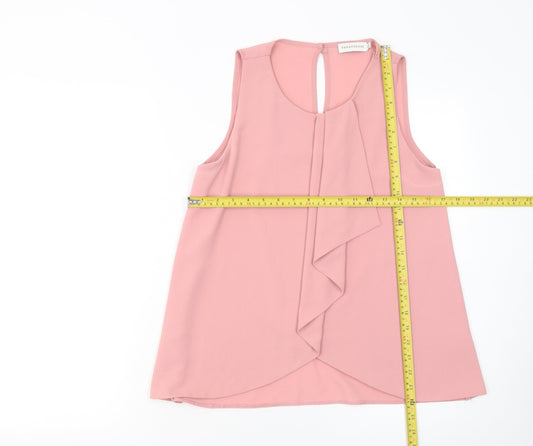 Womens UK Size XS Paraphrase Pink Camisole Blouse