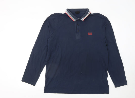 Mens UK Size XL HUGO BOSS 100% Cotton Polo Shirt