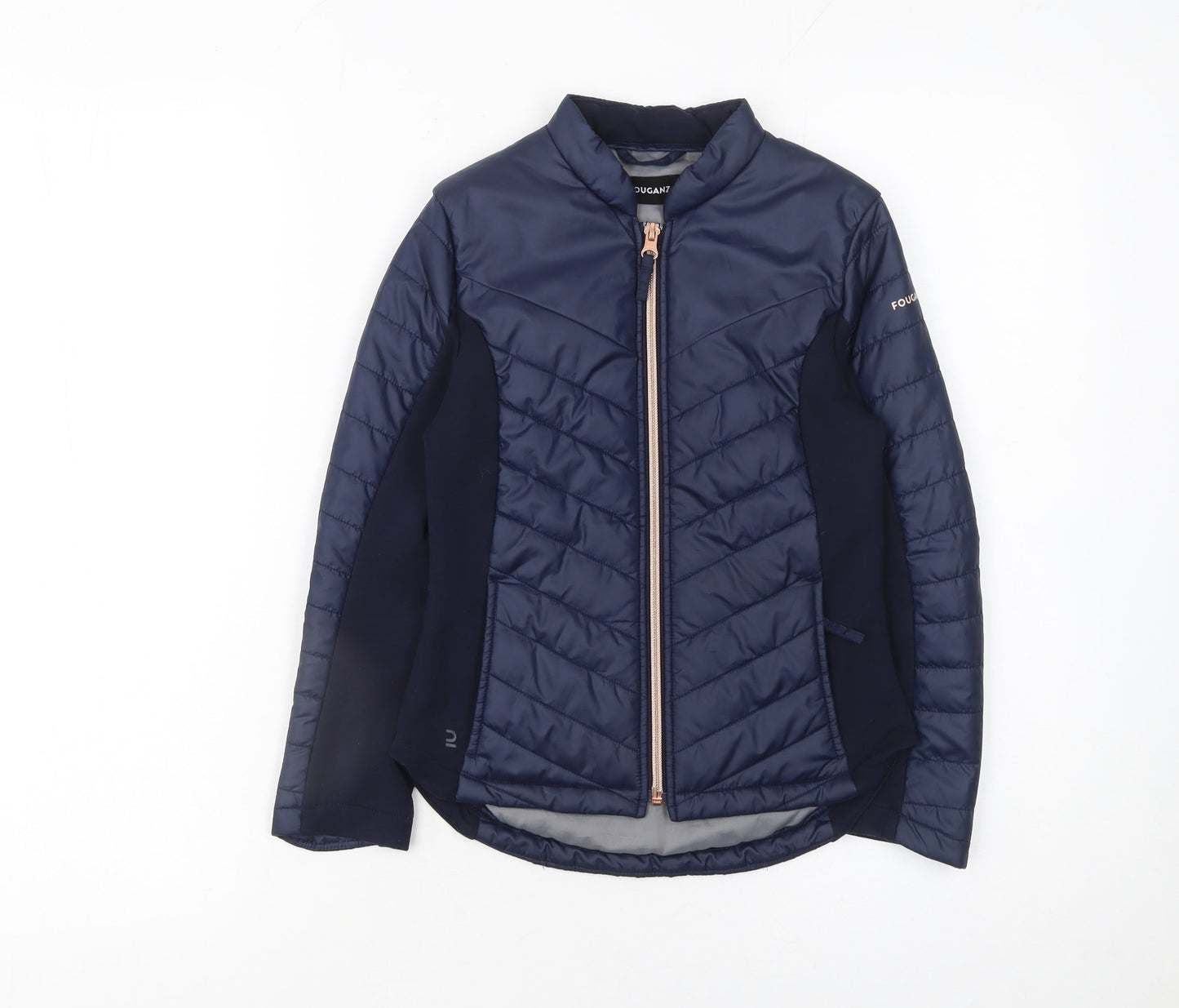 Boys UK Size 7-8 Years Fouganza Blue Basic Jacket