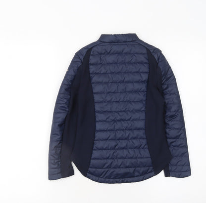 Boys UK Size 7-8 Years Fouganza Blue Basic Jacket