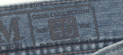 Mens UK Size 46 Code Jeans Regular Fit Straight Blue Jeans
