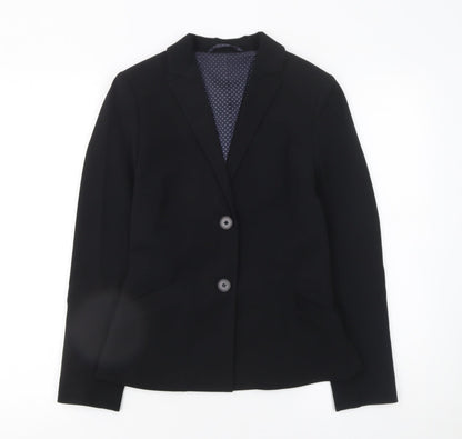 Womens UK Size 8 Jigsaw Regular Black Blazer