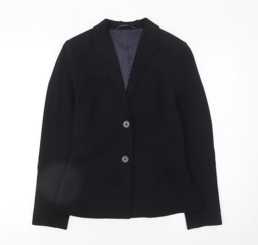 Womens UK Size 8 Jigsaw Regular Black Blazer