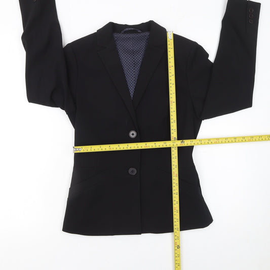 Womens UK Size 8 Jigsaw Regular Black Blazer