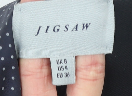 Womens UK Size 8 Jigsaw Regular Black Blazer