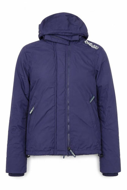 Womens UK Size S Superdry Blue Windbreaker Coat