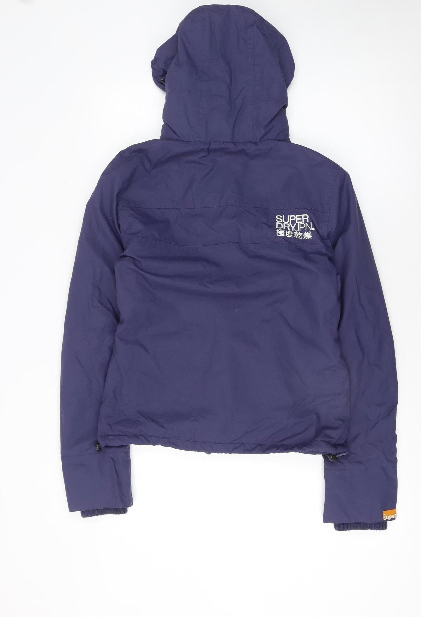 Womens UK Size S Superdry Blue Windbreaker Coat
