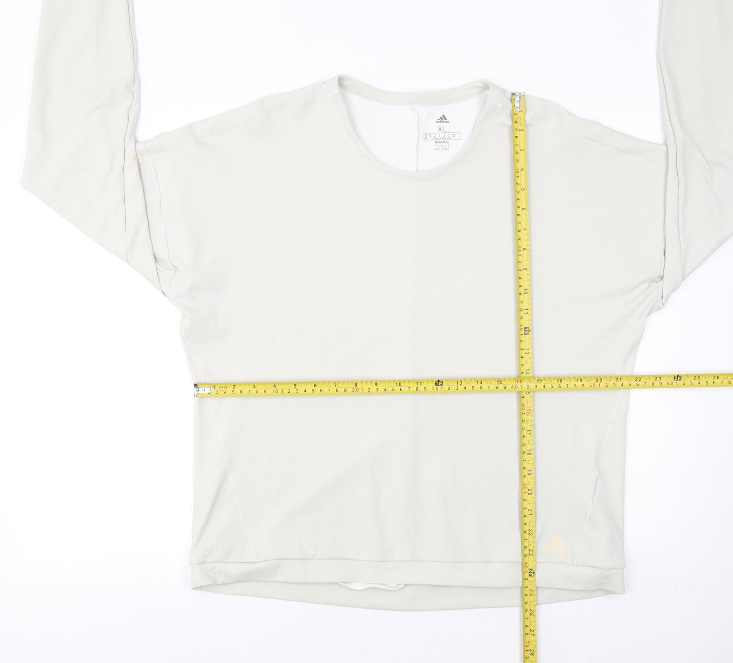 Womens UK Size XL adidas White Basic T-Shirt