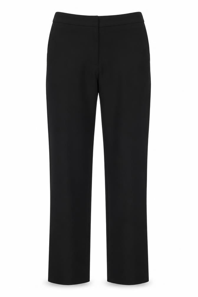 Womens UK Size 8 Jigsaw Regular Fit Dress Pants Black Trousers