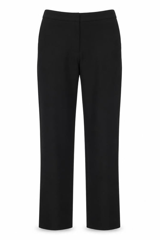 Womens UK Size 8 Jigsaw Regular Fit Dress Pants Black Trousers