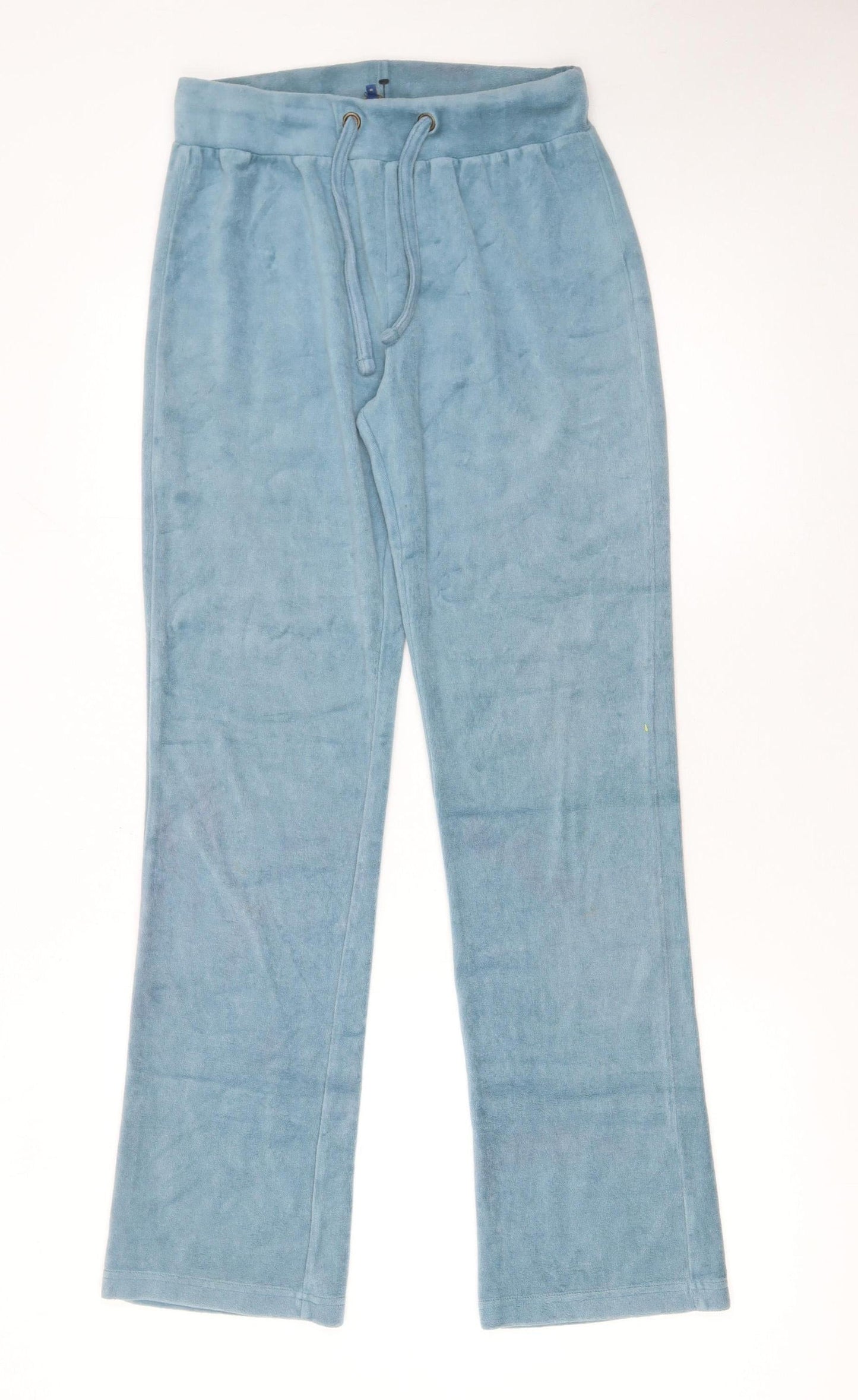 Womens UK Size 8 Cotton Traders Regular Fit Sweatpants Blue Trousers