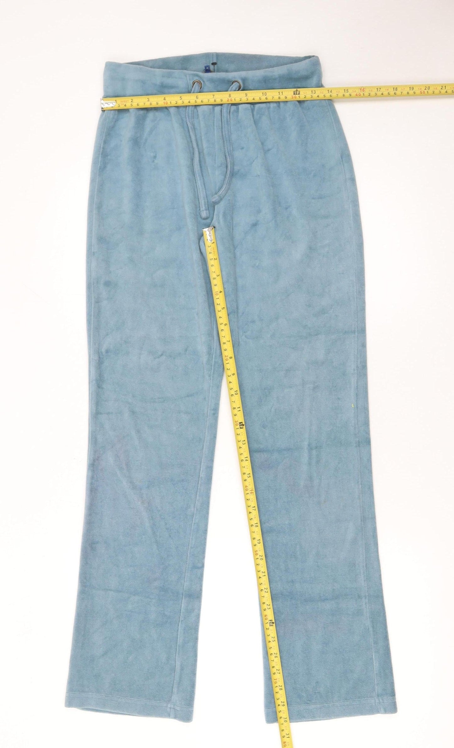 Womens UK Size 8 Cotton Traders Regular Fit Sweatpants Blue Trousers