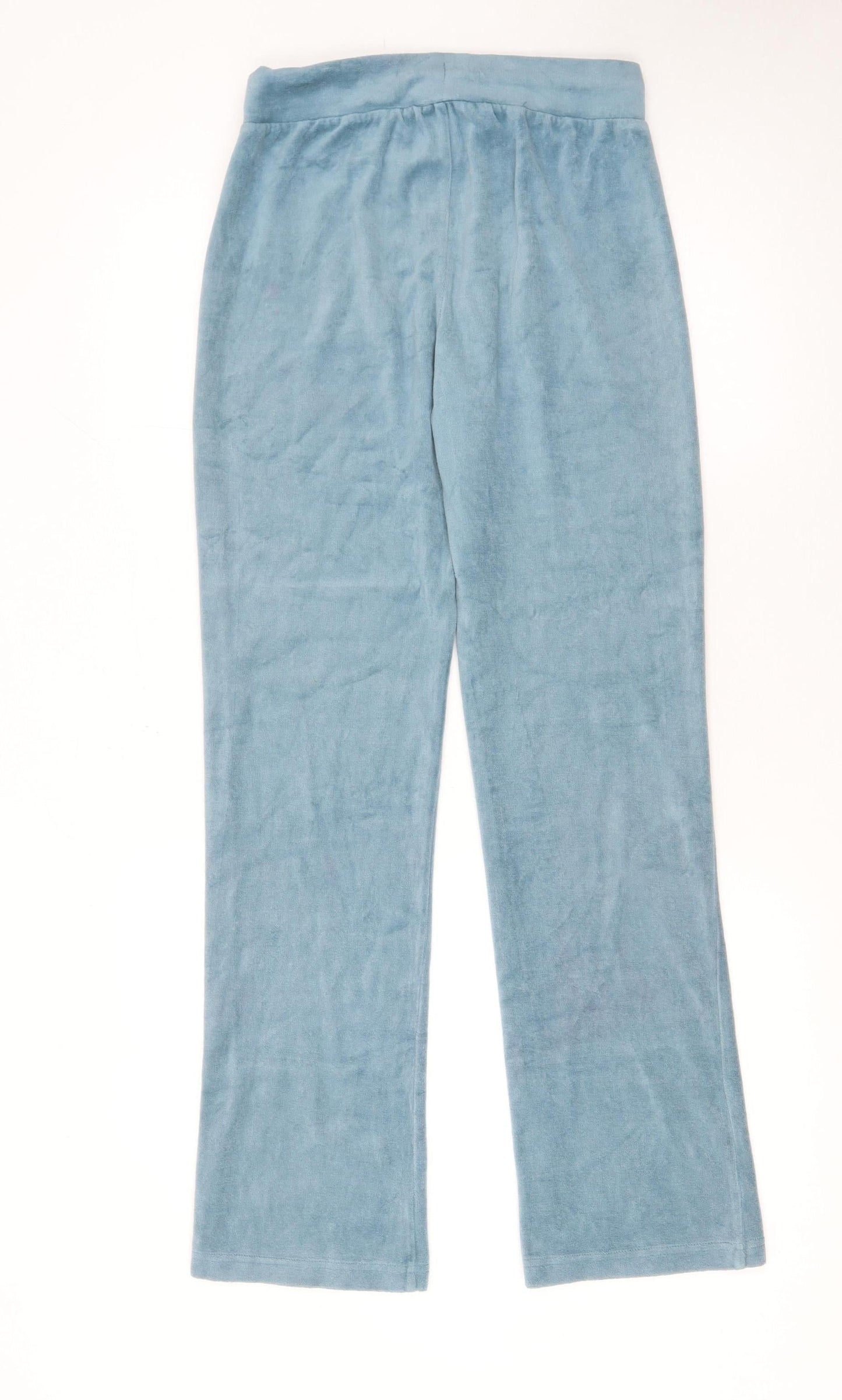 Womens UK Size 8 Cotton Traders Regular Fit Sweatpants Blue Trousers