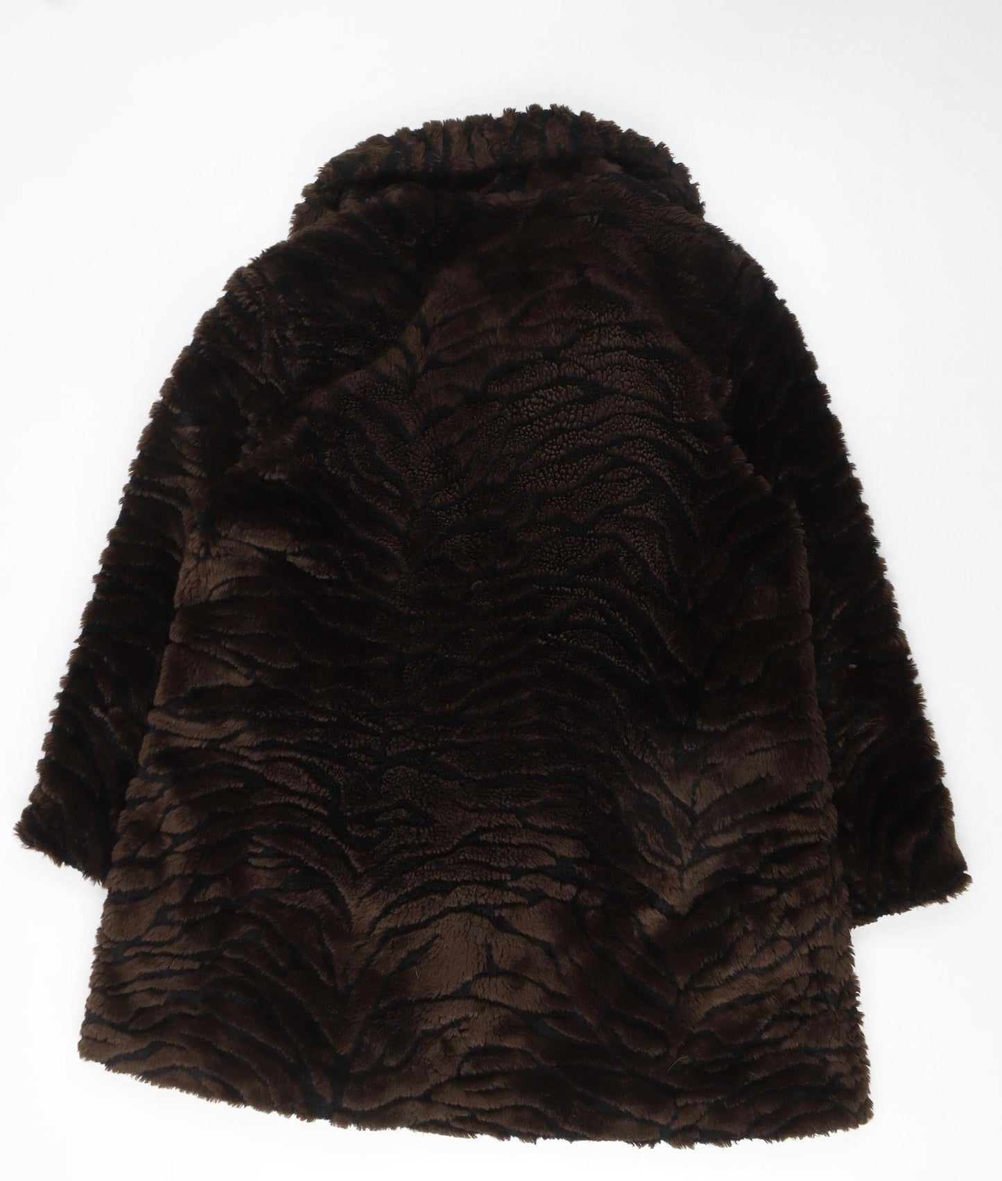 Womens UK Size S Furnatic Collection Brown Overcoat
