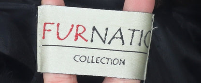 Womens UK Size S Furnatic Collection Brown Overcoat