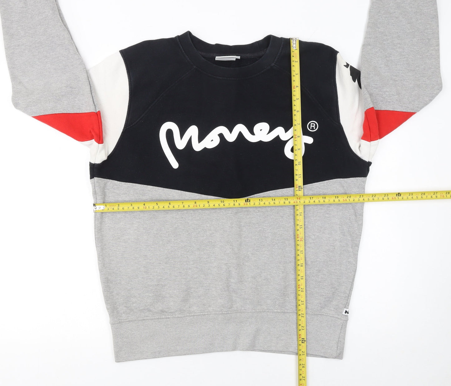 Mens UK Size M Money Multicoloured Pullover Sweatshirt
