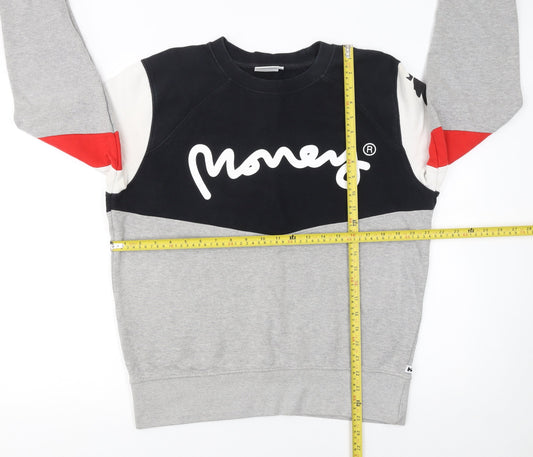 Mens UK Size M Money Multicoloured Pullover Sweatshirt