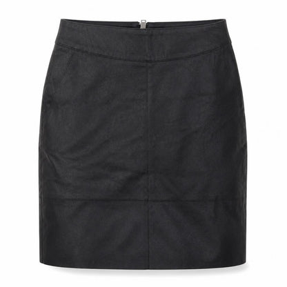 Womens UK Size 6 Only Straight & Pencil Faux Leather Skirt