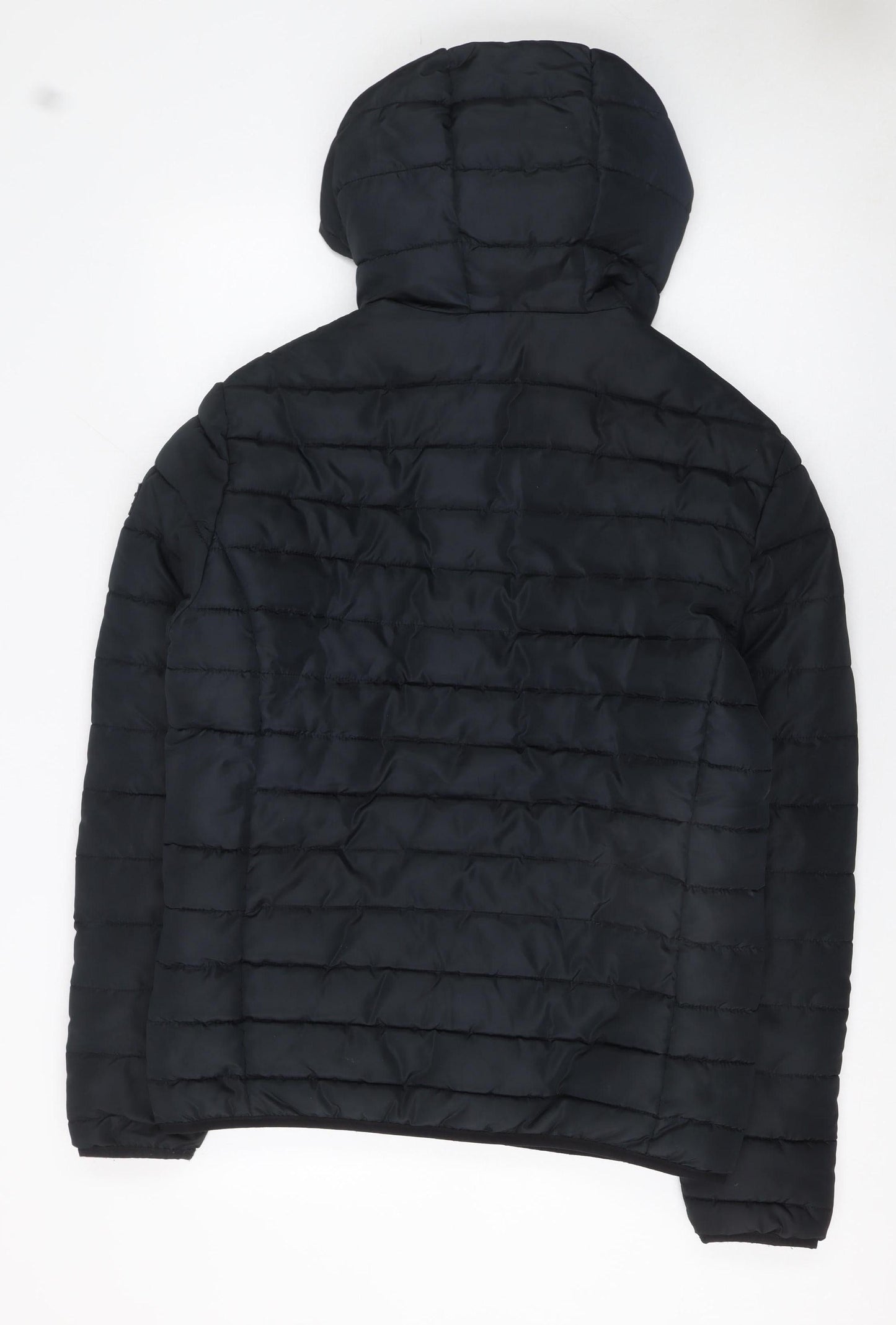 Mens UK Size S JACK & JONES Black Puffer Jacket