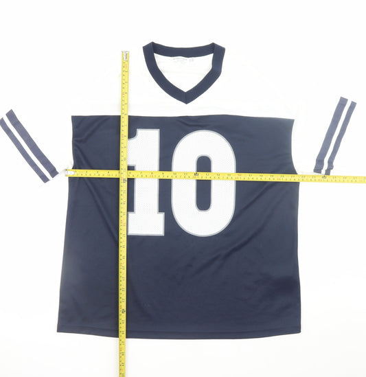Mens UK Size XS Stradivarius Blue  T-Shirt