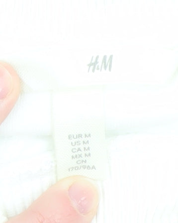 Womens UK Size 12 H&M White Pullover Sweatshirt